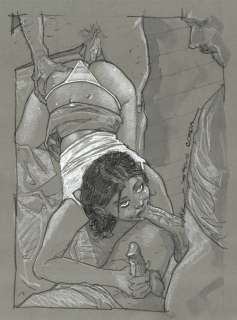 Bleda, Sergio | Bleda, Sergio - Original drawing - Wednesday For Four - Size: 29 x 21 cm - Signed | Catawiki