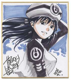 Hajime Yamamura Hand-Drawn Color Shikishi (mini size) "Sanctus of the Blue" | Mandarake (Big Web)