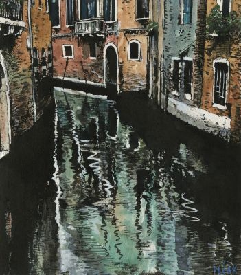 Frédéric Pajak | Sans titre, 7 - Encre de Chine et aquarelle sur papier | Huberty Breyne Gallery