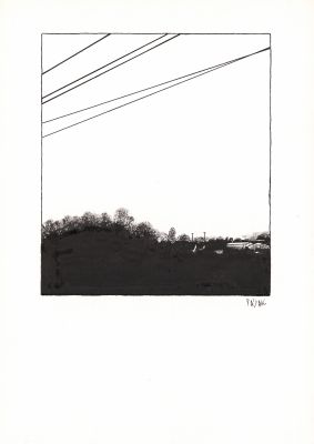 Frédéric Pajak | Sans titre, 22 - Encre de Chine, plume et pinceau sur papier | Huberty Breyne Gallery