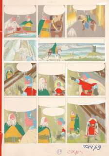 Craenhals | Chevalier Ardent,Â ensemble de 9 bleus de coloriag… | Millon