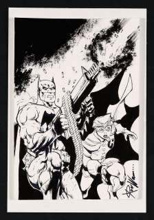 Batman and Robin (Dark Knight Returns) Sketch by Ron Williams | mycomicshop.com