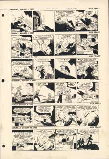 Gould - DICK TRACY, Daily Proofs (08/05~08/10/1957) | Russ Cochran