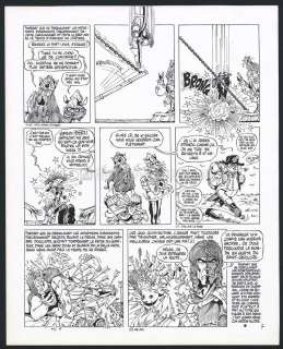 Marcel Gotlib - Planche originale n°7 pour l‘histoire complète en 7 pages "Durandal", avec des hommages Ã  Arzach et Groucho Marx - Tome 1 - RhÃ¢-Gnagna