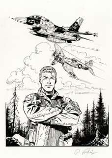 Formosa, Gil | Formosa, Gil - Dessin original - Ex-libris - Buck Danny T58 - F-16 & F4U - (2021) | Catawiki