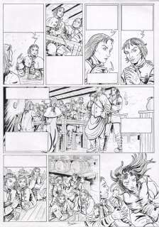 Morgane - Lupus Deï, planche n°15 Ã  l‘encre de Chine …