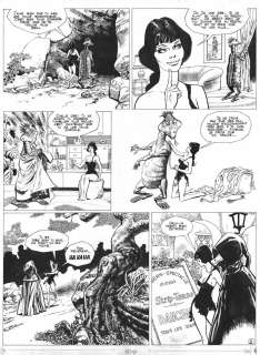 Planche originale 8 de DRACURELLA tome 1 par JULIO RIBERA