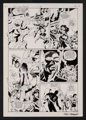 Original Art from Justice League America #95 (1995) Page 19 Pencils by Chuck Wojtkiewicz, Inks by Rich Rankin | mycomicshop.com