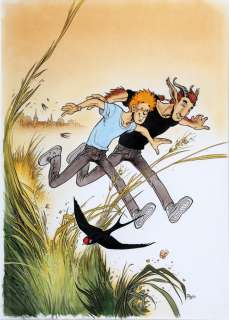 Frank Pé | Broussaille, illustration Ã  l’encre de Chine,… | Millon