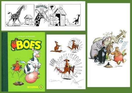 Wil Raymakers, Thijs Wilms | Boes - Luxe editie Boes Integraal deel 4 - Genummerd 71/80 - Met originele strook + ex-libris - Cartonné - EO (2017) | Catawiki