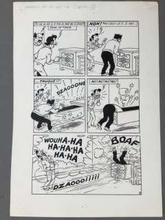 De Moor, Bob | De Moor, Bob - Planche originale - Barelli et le nez de Cléops - (1975) | Catawiki