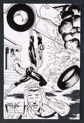 Ron Williams | Amazing Spider-Man #306 Homage Sketch by Ron Williams | mycomicshop.com (Buy It Now)