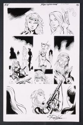 Ron Williams | Original Art from Unidentified Notti and Nyce Issue (c. 2020-2021) by Ron Williams Page 15 | mycomicshop.com