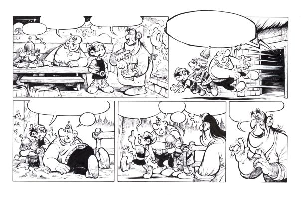 Sławomir Kiełbus | Kajko i Kokosz. Szkoła latania, strona 35B | Galeria Komiksu