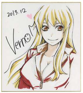 Verno Mikawa Hand-drawn Color Shikishi Strange Plus | Mandarake (Big Web)