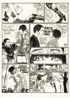 Crepax Guido - "Valentina nella stufa", 1973 | Urania Casa d’Aste