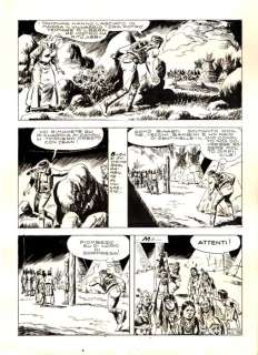 Carlo Cedroni - | Carlo Cedroni - 4x Tavola Originale - Il Grande Blek n. 42 - (1970/1974) | Catawiki