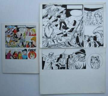 Jeff Broeckx / Studio Vandersteen | Bessy 115 - Originele pagina (p.28) - De hagedisseneters - (1975) | Catawiki