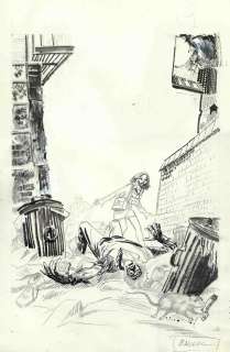 Andreu Balcells - Original page: Vampire Tales – Chris Claremont and Balcells / Marvel Comics