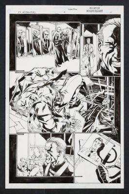Michael Ryan, Randy Elliott | Original Art from The Patriots #2 (2000) Page 15 Pencils by Michael Ryan, Inks by Randy Elliott | mycomicshop.com (Buy It Now)