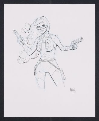 Brian Shearer | Baroness Sketch by Brian Shearer | mycomicshop.com