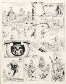 Swolfs Yves | Â«DurangoÂ» Encre de Chine pour la planche 43 de l’album Â«AMOSÂ» | Tessier Sarrou