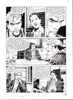 Roberto de Angelis - | Roberto De Angelis - 3x Tavola Originale - Nathan Never n. 211 "Il mostro nell’ombra" - (2008) | Catawiki