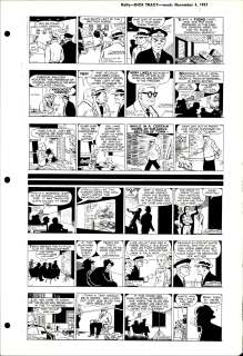 Gould - DICK TRACY, Daily Proofs (11/04~11/09/1957) | Russ Cochran