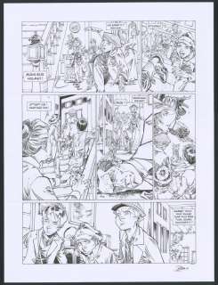 David Etien - Planche originale n°44 - L‘Affaire Moran - Les Quatre de Baker Street