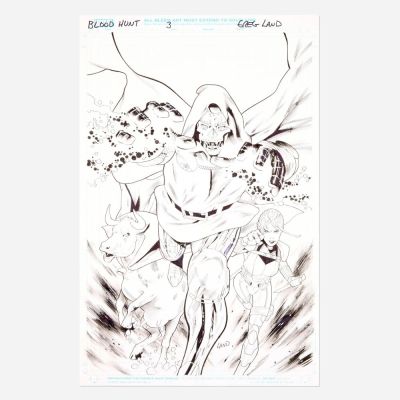 Lot 109 - Greg Land, Blood Hunters #3 Cover Original Art (Marvel Comics, 2024) | Landry Pop Auctions
