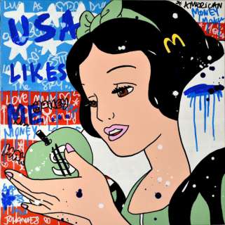 Johanne 8   (Beaujard, Johanne)  (1974) | JOHANNE 8 Tableau sur chassis: " American Snow White"… | Estim Nation