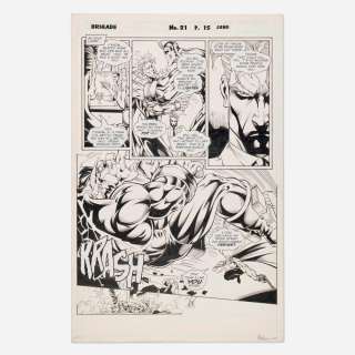 Manny Clark and Mark Morales, Brigade #21 Story Page 15 Original Art (Image Comics, 1995) | Landry Pop Auctions