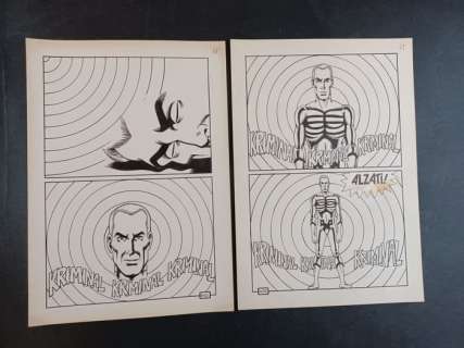 Magnus E Bunker | Magnus e Bunker - 2x Tavole Originali "Le Bare di Ghiaccio" - (1971) | Catawiki