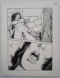 Chris (Xavier Musquera) | Chris (Xavier Musquera) - Originele, erotische pagina - Formaat: 18 x 24 cm. | Catawiki