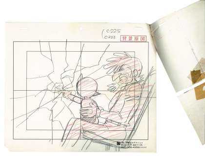 Osamu Tezuka Handwritten Layout ’Astro Boy (Tetsuwan Atom)’ 2 Sheets | Mandarake (Big Web)