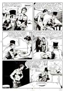 Franco Donatelli | Franco Donatelli - 6x Tavola Originale - Zagor n. 150 "il segno del coraggio" - (1978) | Catawiki