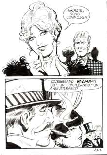 Leone Frollo | Casino n. 13 - Leone Frollo - Tavola Originale "la millesima volta" - Page volante - Exemplaire unique - (1986) | Catawiki