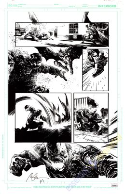 Rafael Albuquerque | Batman: Detective Comics #1062: Gotham Nocturne Page 10 Artist Proof | Essential Sequential