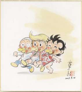 Yukio Isumi Hand-Drawn Color Shikishi "Akanbou Teikoku" | Mandarake (Big Web)