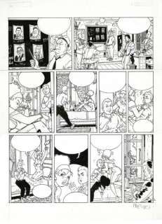 Meynet, Félix  (1961) | MEYNET, Félix Planche originale n°38 de l’album "Double M : meurtre au | Estim Nation