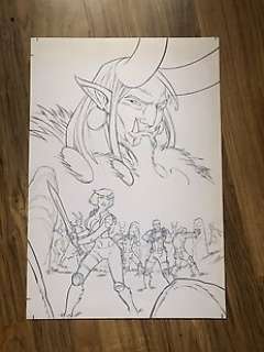 Vignaux, Fred - Vignaux, Fred - Dessin original - Couverture - L’Appel des légendes T1 - Opération Claymore - (2011)