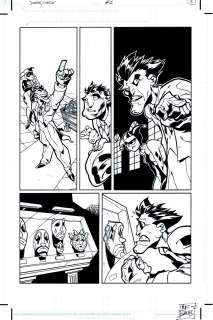 Ramon Bachs - joker / mask #1 p 3 (sold live on ‘dueling dealers of comic art‘ episode #32 podcast on 8-18-2021(re-watch this funny art selling show here)