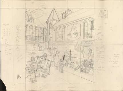 Carlson- Original Pencil Drawing | Russ Cochran