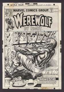 WEREWOLF BY NIGHT Issue #20 Cover | ComicConnect