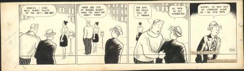 King - Gasoline Alley, Original Daily Strip Art (08/20/1941) | Russ Cochran