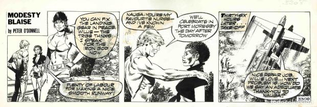 MODESTY BLAISE #3308 - ENRIC BADIA ROMERO - PAGINA ORIGINAL | todocoleccion (Buy It Now)