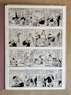 Marc Sleen | Sleen, Marc - Luxe groot formaat hardcover met 3/4 originele pagina (p.1) Nero 18 - De Rode Keizer - (1953/1995) | Catawiki