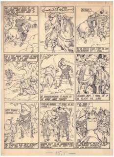 Laudy, Jacques | Laudy - Planche originale (p.21) + album luxe - La Légende des quatre fils Aymon / De vier Heemskinderen - Cartonné - (1946/2022) | Catawiki