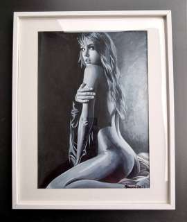 Shumi | Shumi - Pin-Up original artworks Acryl Gemälde - Format: A-3 | Catawiki