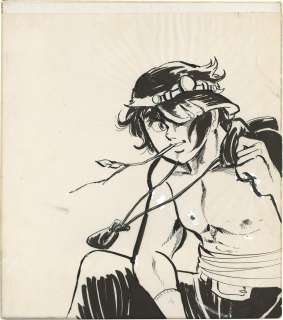 Hiroshi Motomiya Hand-Drawn Illustration "Obora Ichidai" | Mandarake (Big Web)